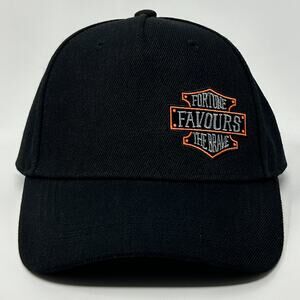 Headrush Brand Fortune Favors the Brave Hat Baseball Cap MMA Snapback Black